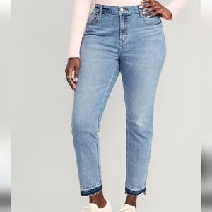 28 • Old Navy • Mid-Rise Boyfriend Straight Cut-Off Jeans